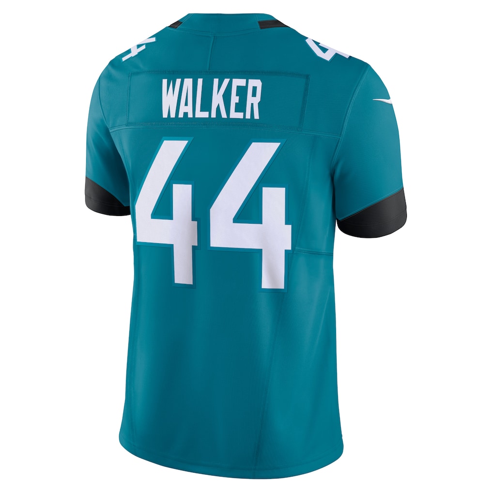 J.Jaguars #44 Travon Walker Teal Vapor F.U.S.E. Limited Jersey