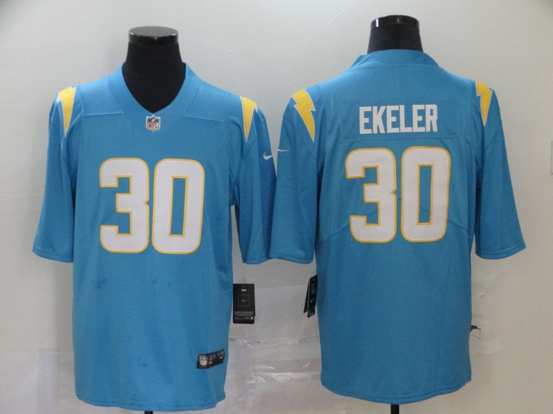 Men's Los Angeles Chargers Austin Ekeler Powder Blue Player Game Jersey