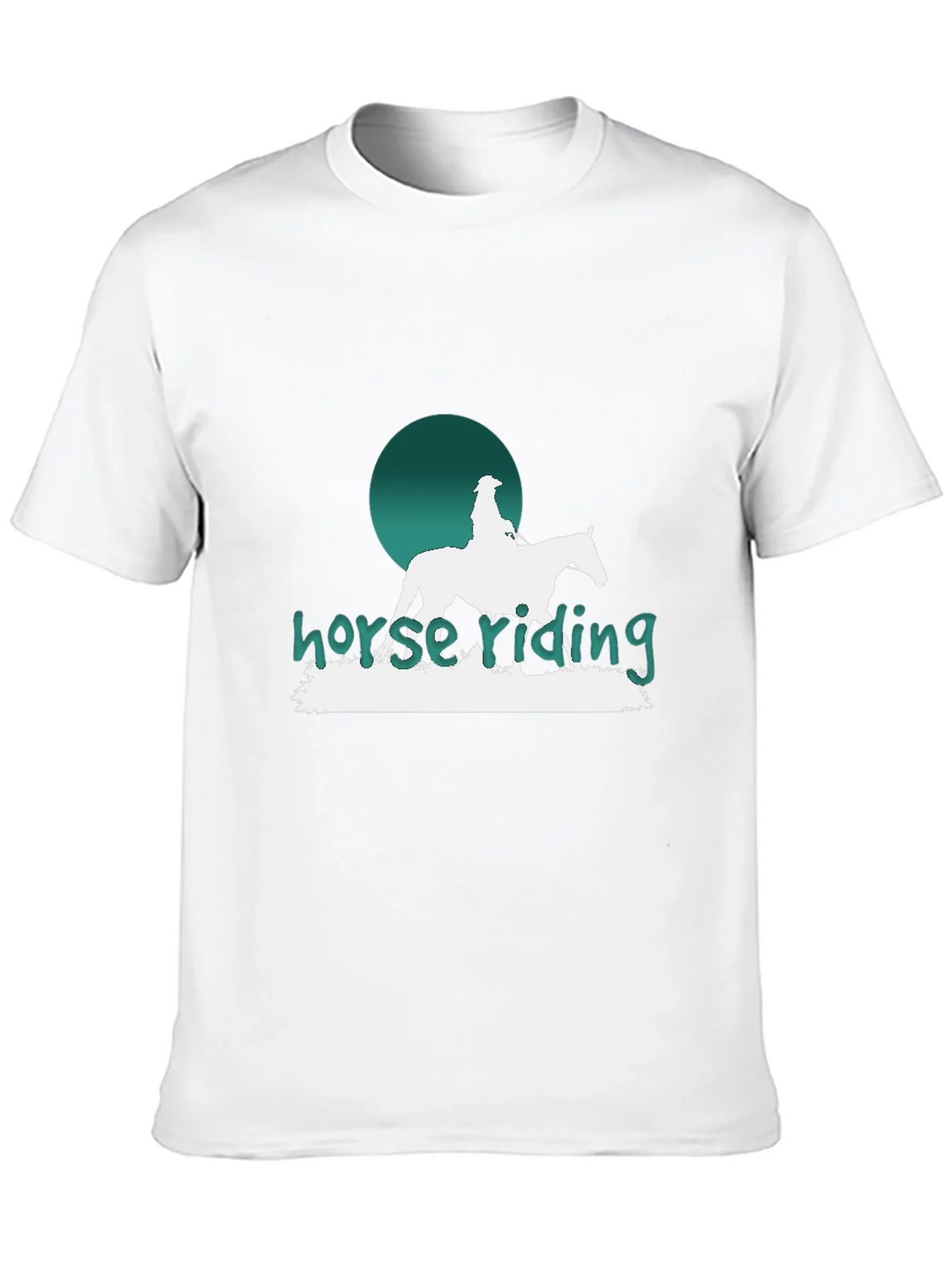Horse Riding Graphic T-Shirt - Stylish Equestrian Design