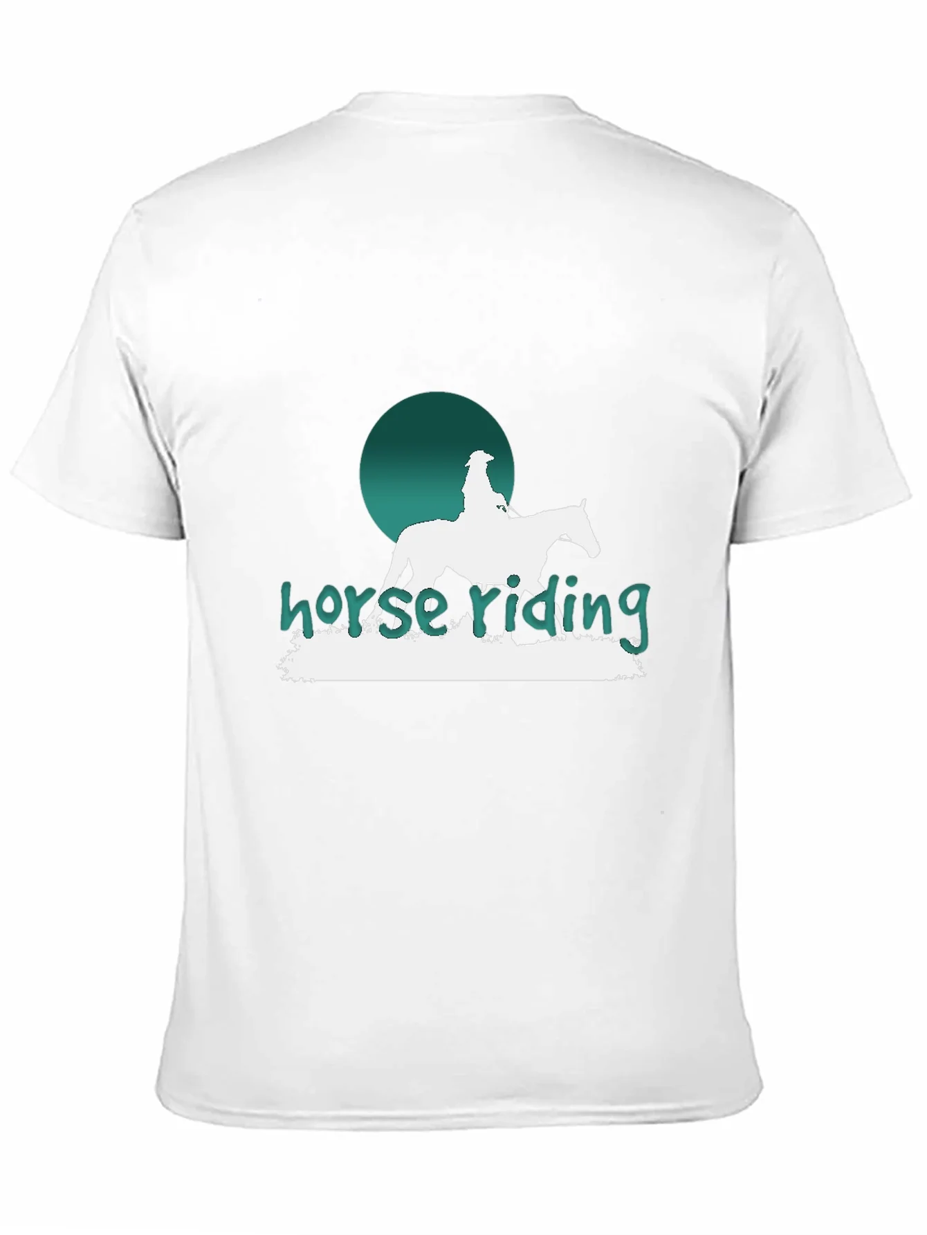 Horse Riding Graphic T-Shirt - Stylish Equestrian Design