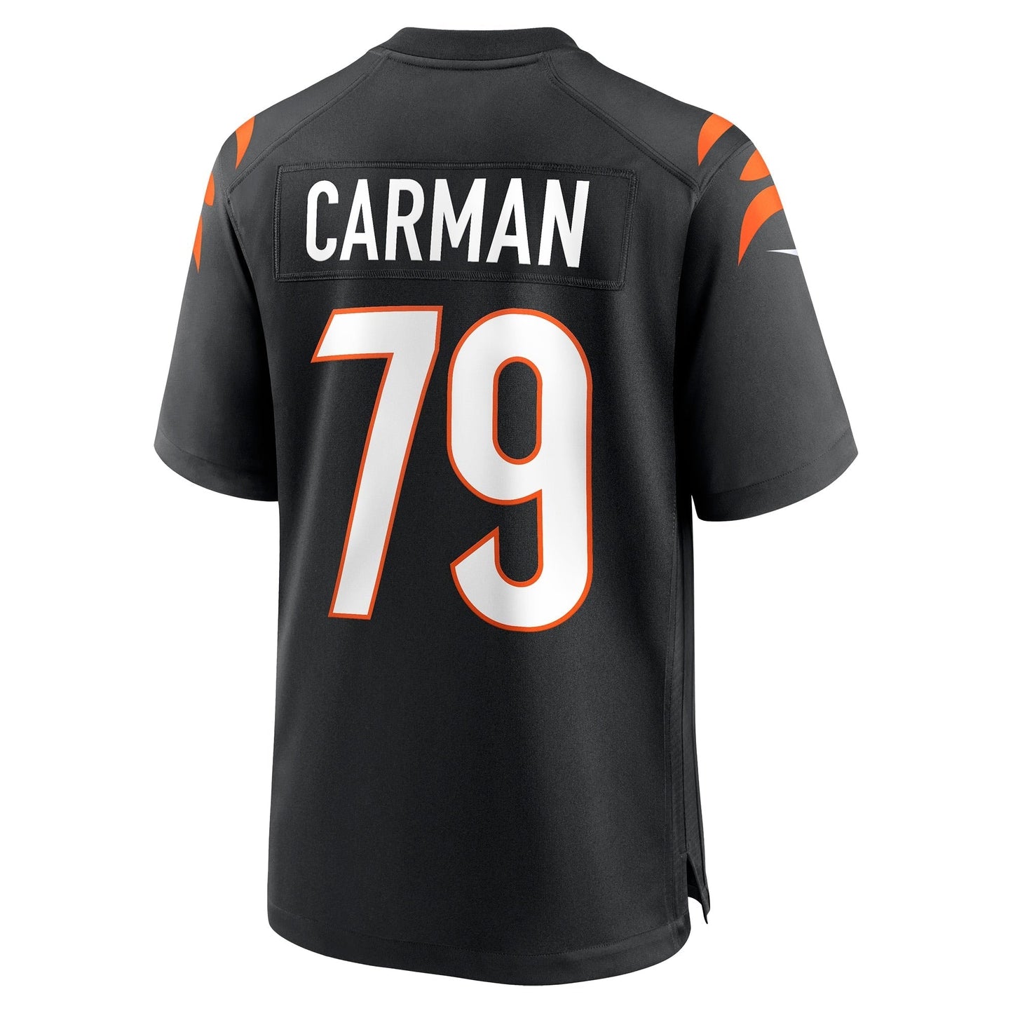 Jackson Carman Cincinnati Bengals  Game Jersey - Black