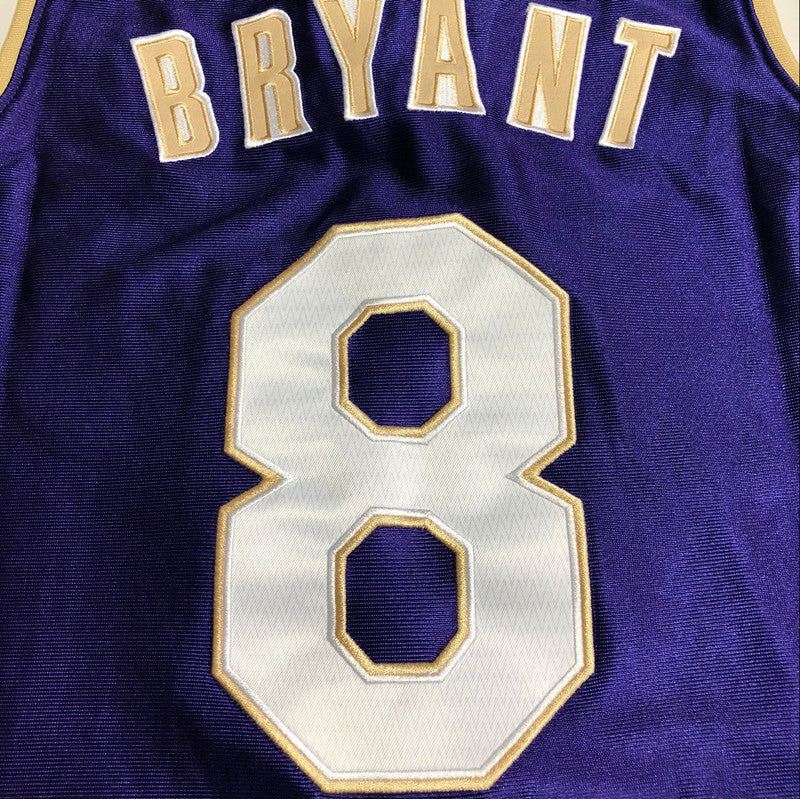 Kobe Bryant 2020 Hall of Fame Purple Fully Embroidered 8# Jersey