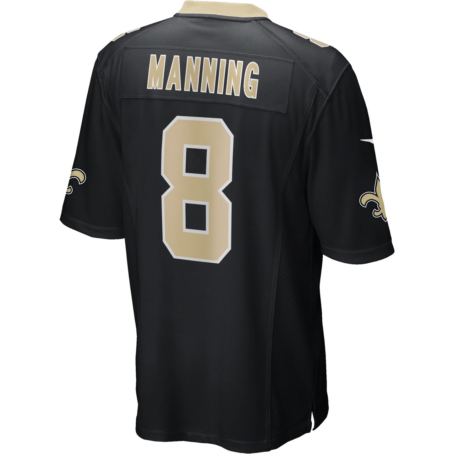 Archie Manning New Orleans Saints  Game Retired   Jersey - Black
