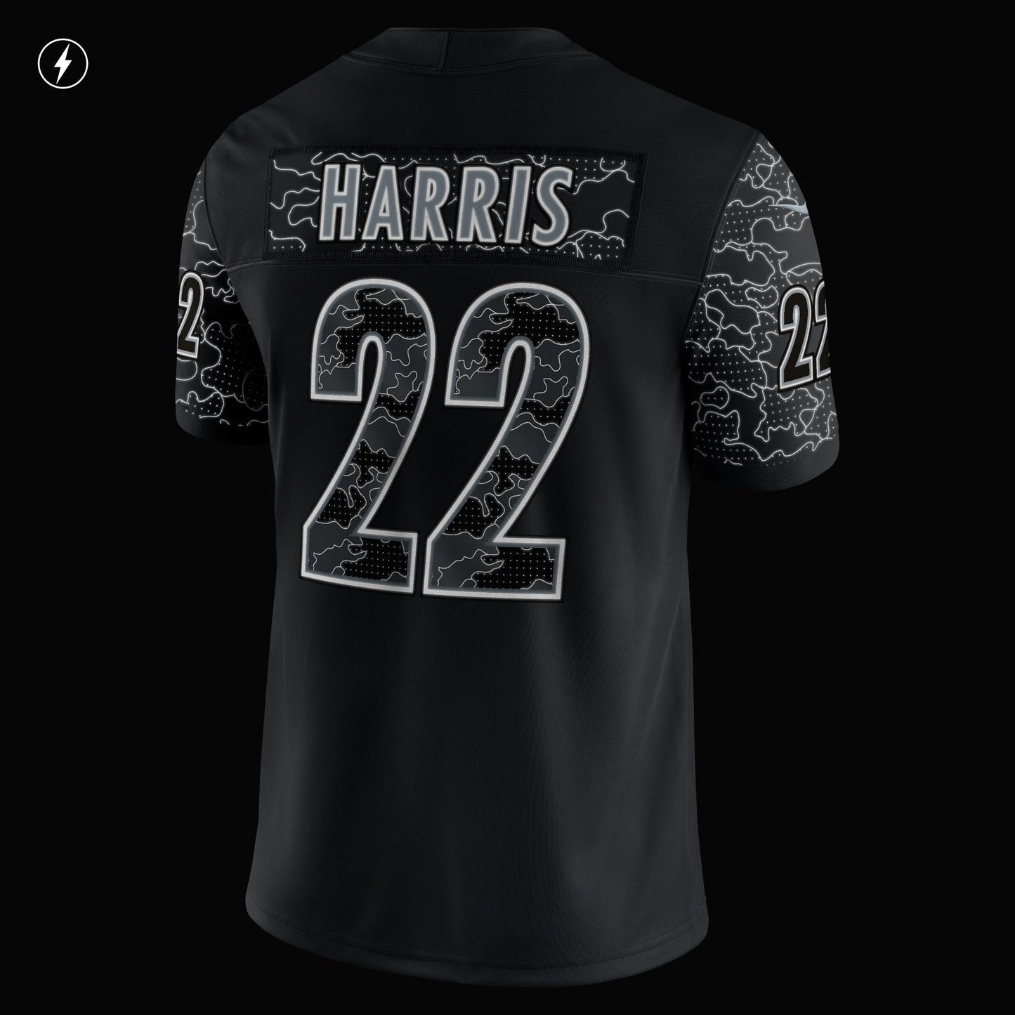 Najee Harris Pittsburgh Steelers  RFLCTV Limited Jersey - Black