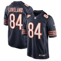 Chicago Bears Colston Loveland Navy 2025  Draft First Round Pick Game Jersey