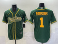 Men's Green Bay Packers Micah Parsons #1 Green Player Jersey