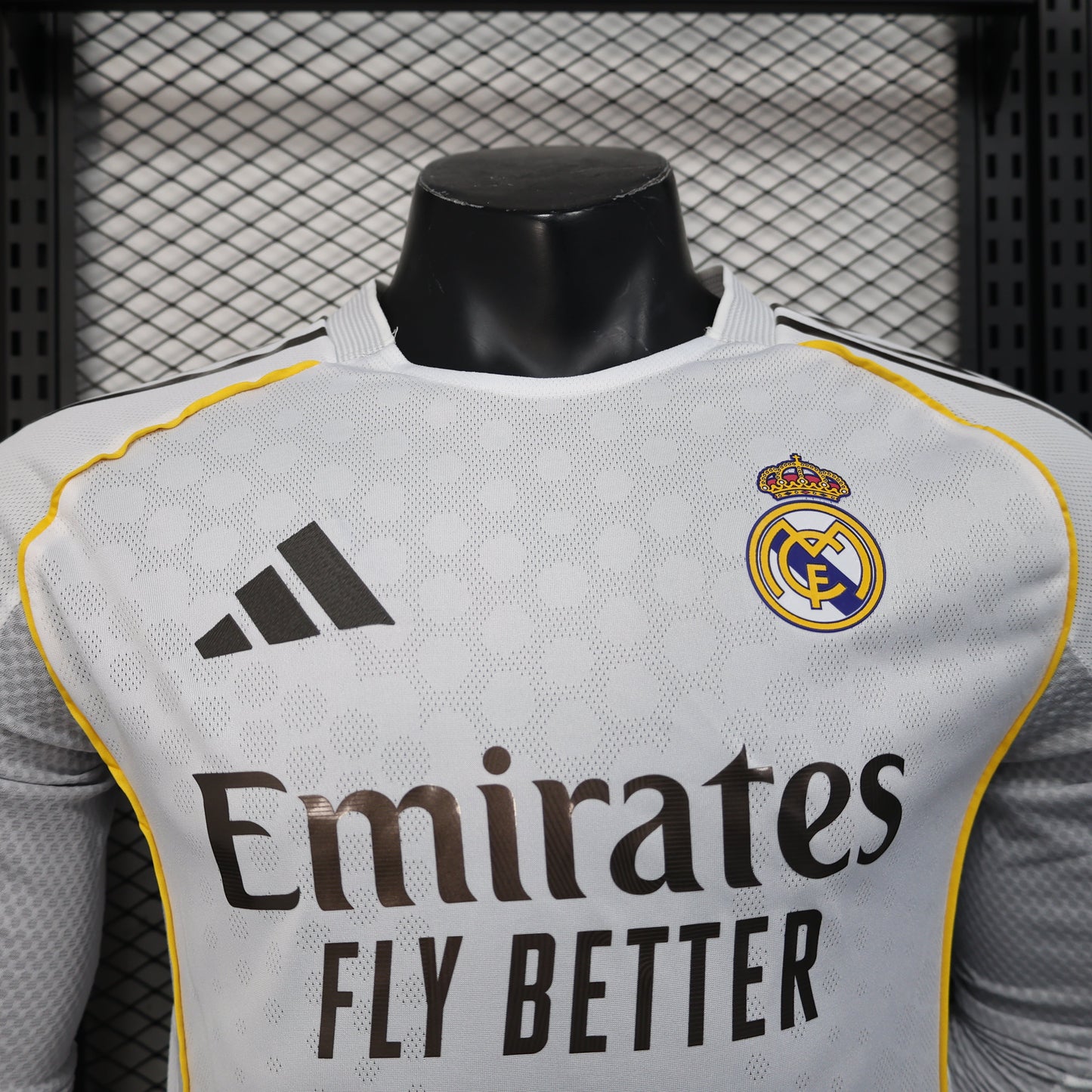2026 Real Madrid Home Long-Sleeve Player Version Jersey