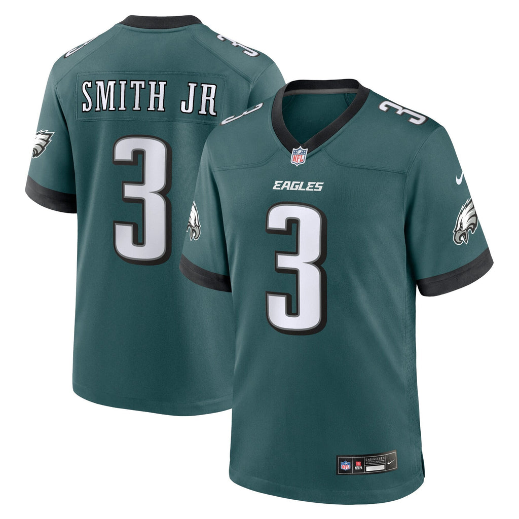 Nolan Smith Philadelphia Eagles  Team Game Jersey - Midnight Green