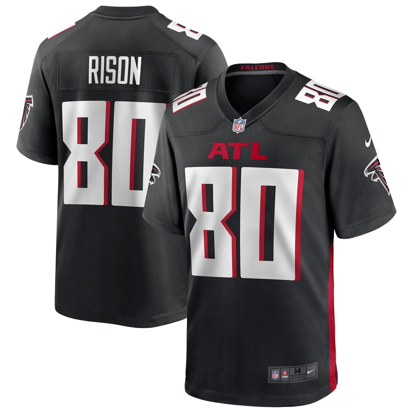 Andre Rison Atlanta Falcons  Game Retired   Jersey - Black