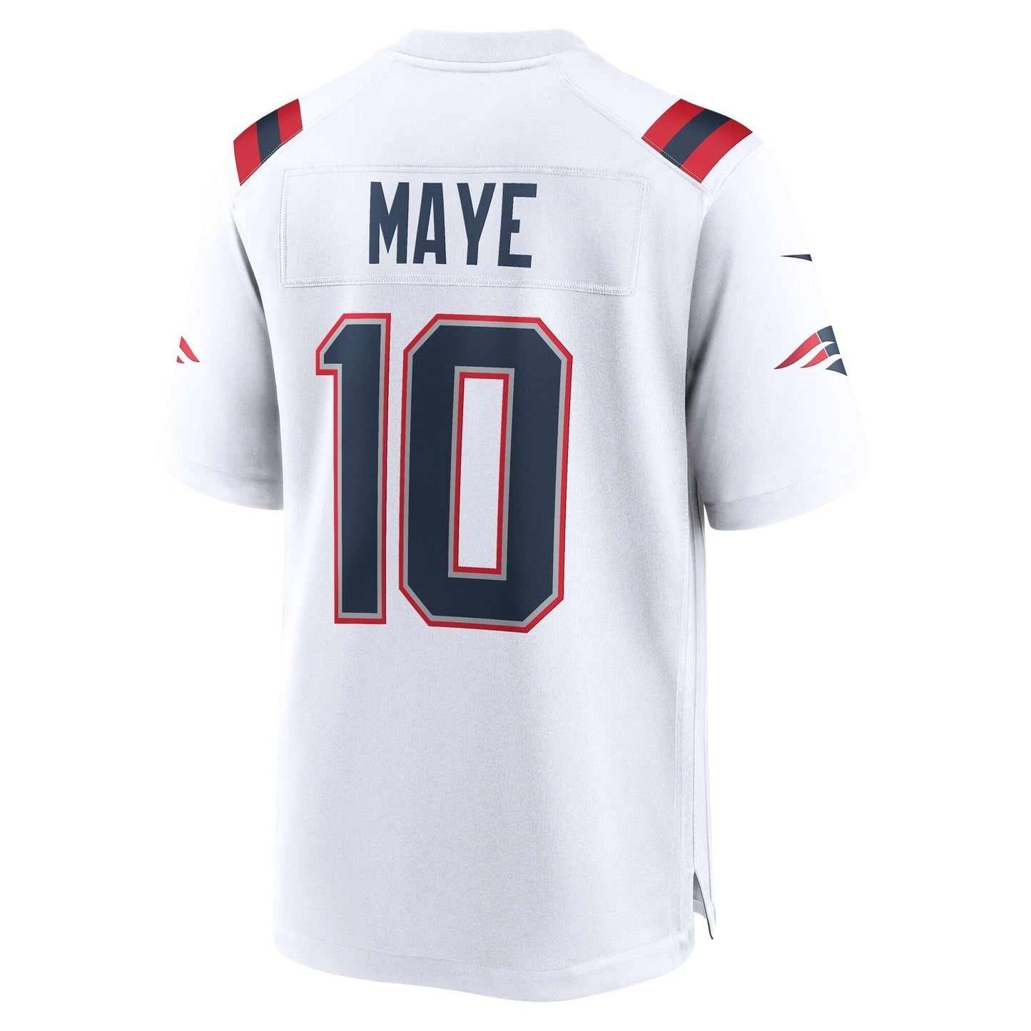 Drake Maye New England Patriots     Game Jersey - White