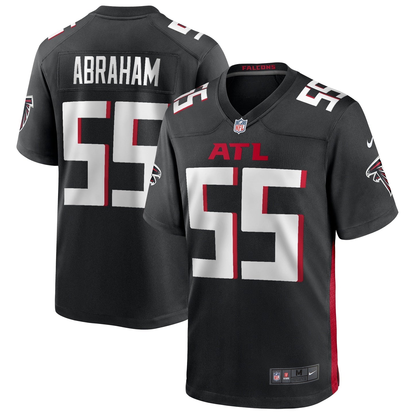 John Abraham Atlanta Falcons  Game Retired   Jersey - Black