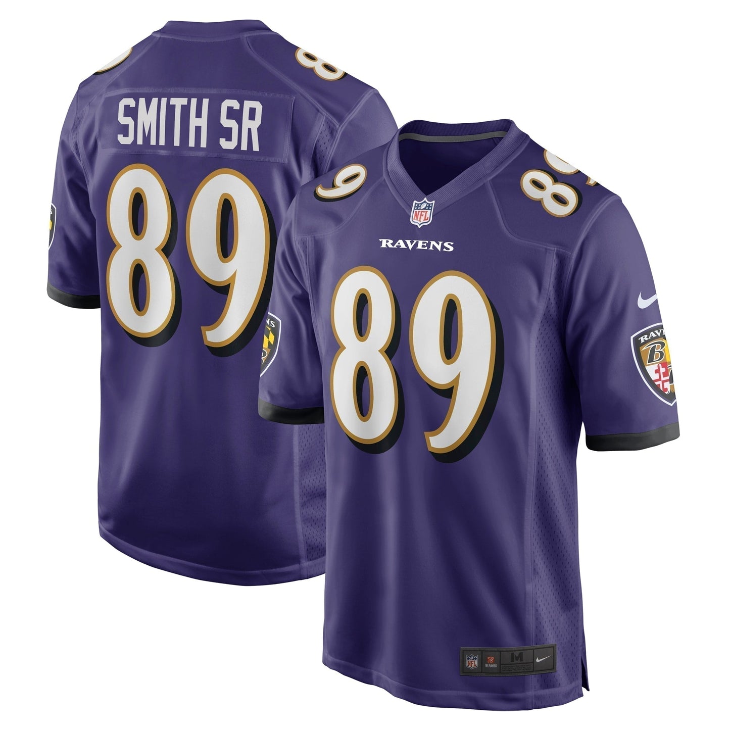 Steve Smith Sr. Baltimore Ravens  Retired   Game Jersey - Purple