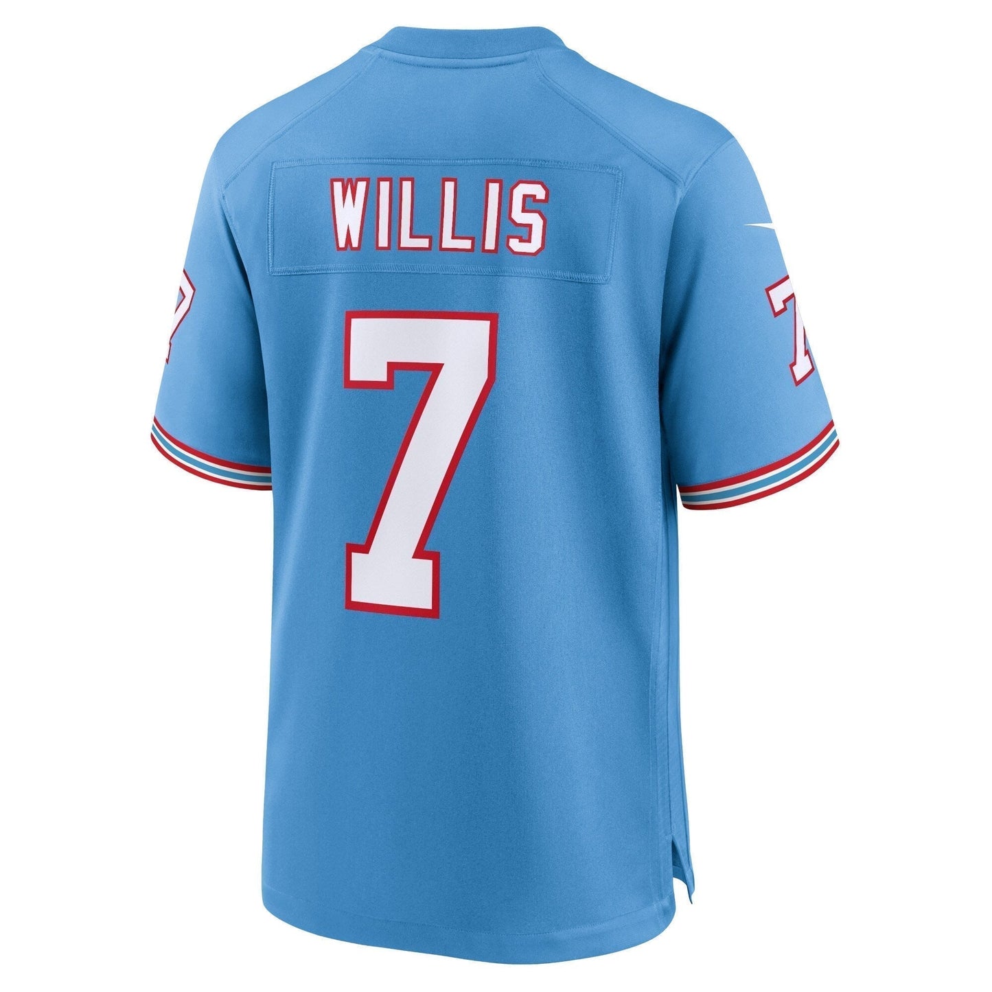 Malik Willis Tennessee Titans  Oilers Throwback Alternate Game   Jersey - Light Blue
