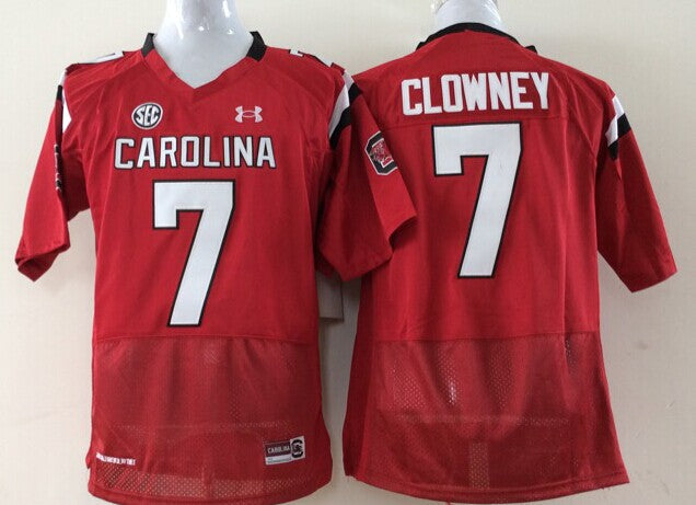 Men's South Carolina Gamecock Jadeveon Clowney Maroon Player Game Jersey