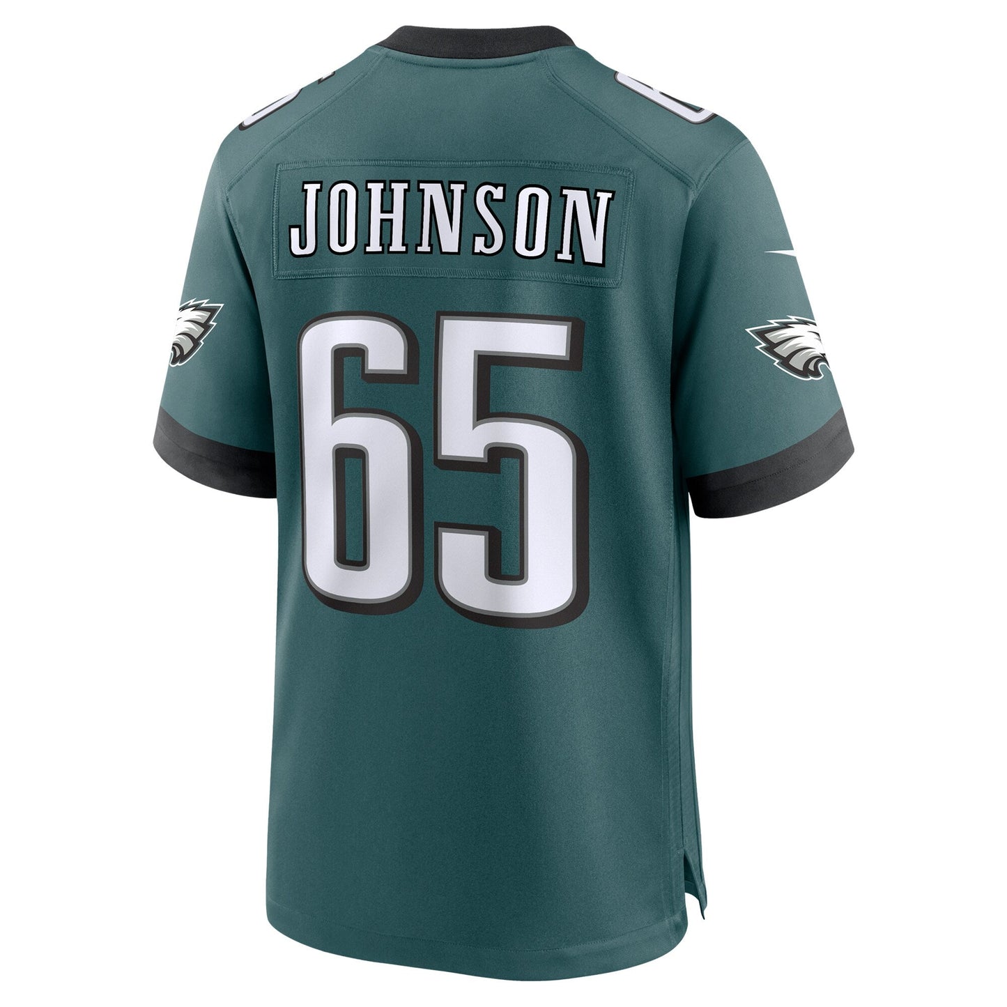 Lane Johnson Philadelphia Eagles  Team Game Jersey - Midnight Green