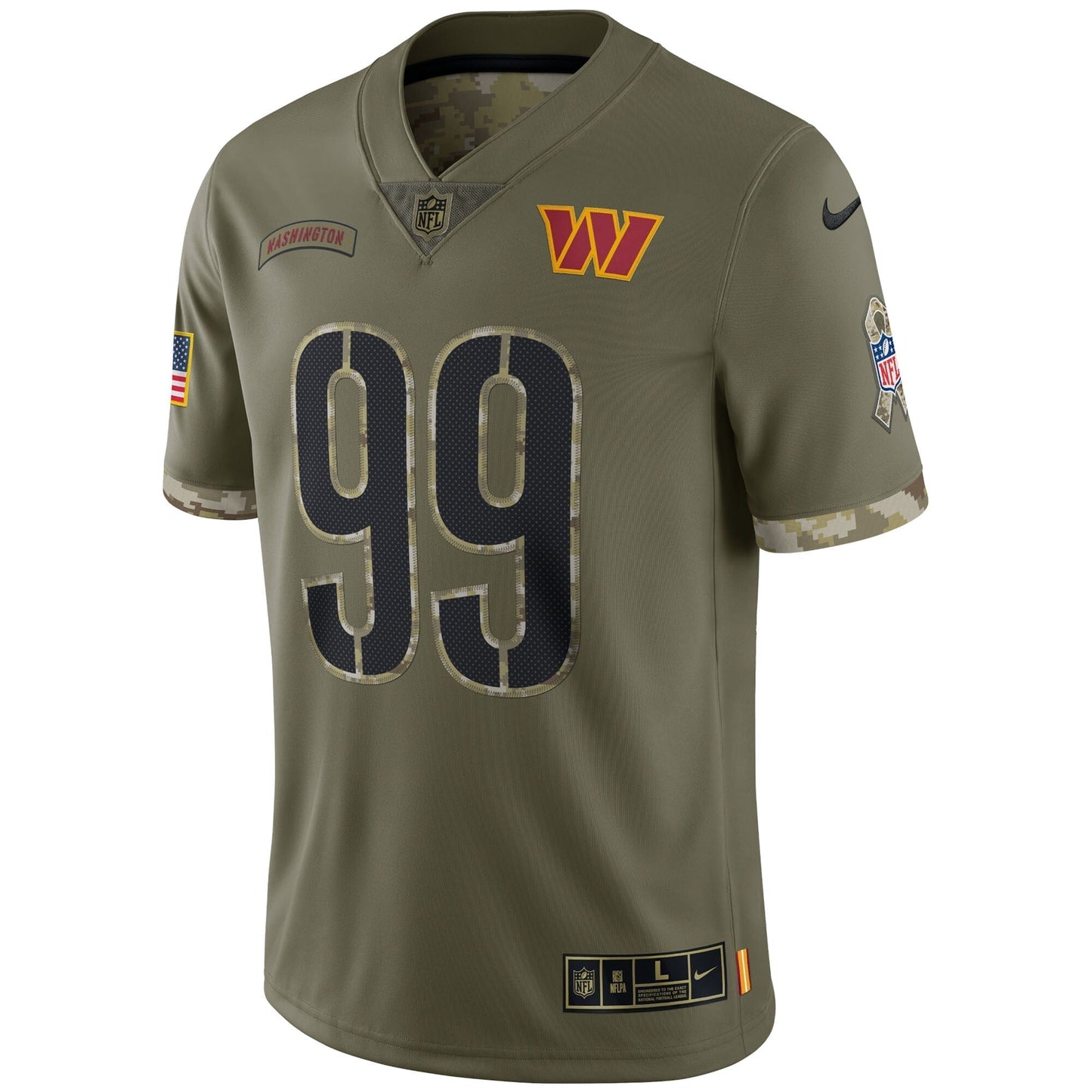 Chase Young Washington Commanders  Salute To Service Limited Jersey - Olive
