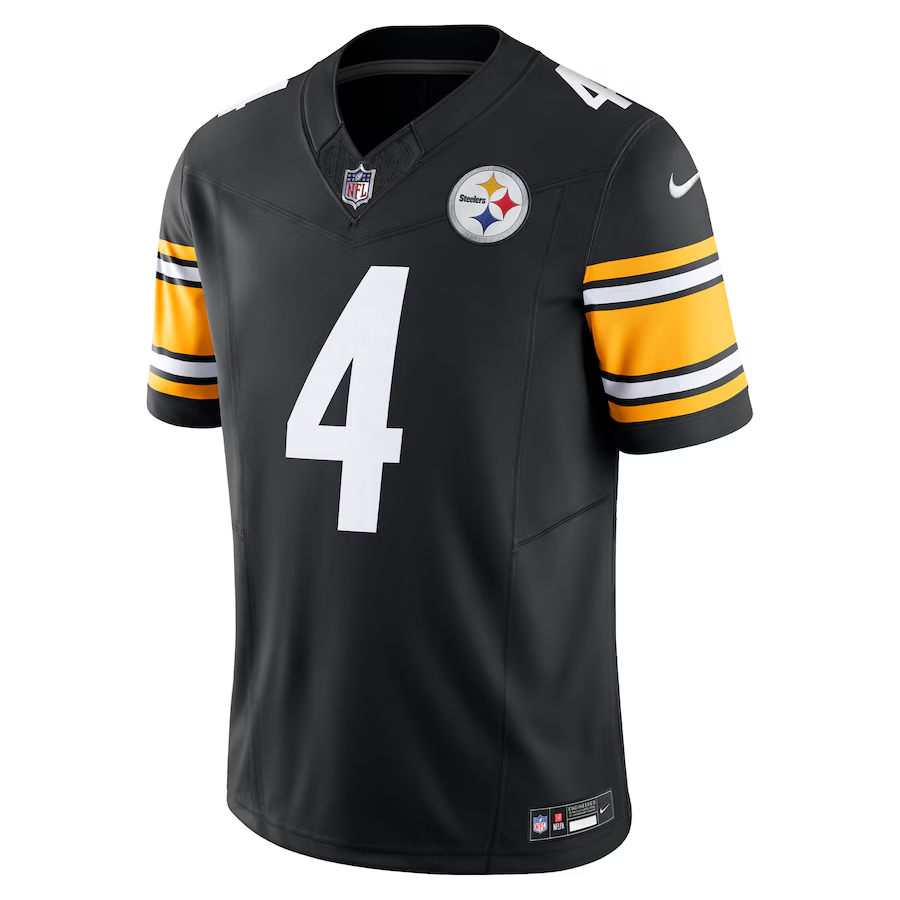 Men's  DK Metcalf Black Pittsburgh Steelers Team Vapor F.U.S.E. Limited Jersey