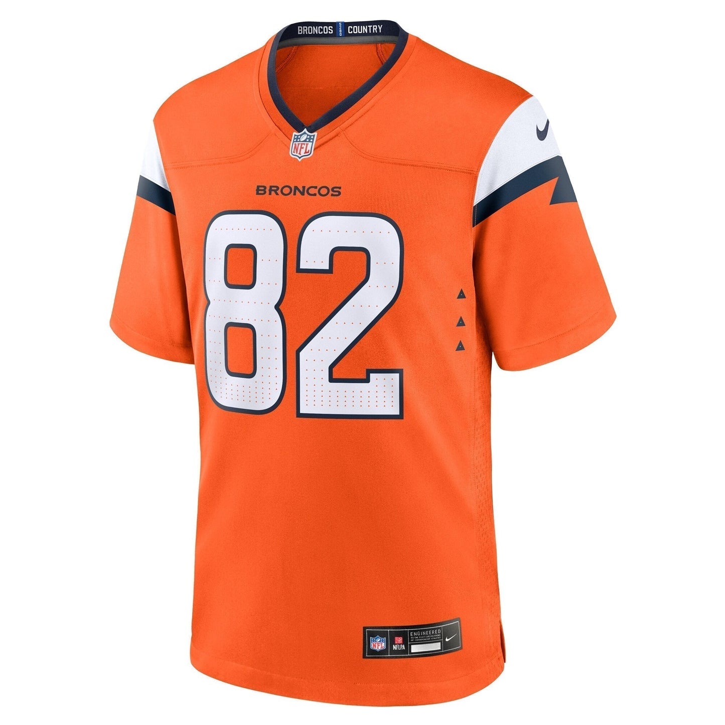 Adam Trautman Denver Broncos  Team Game Jersey -  Orange