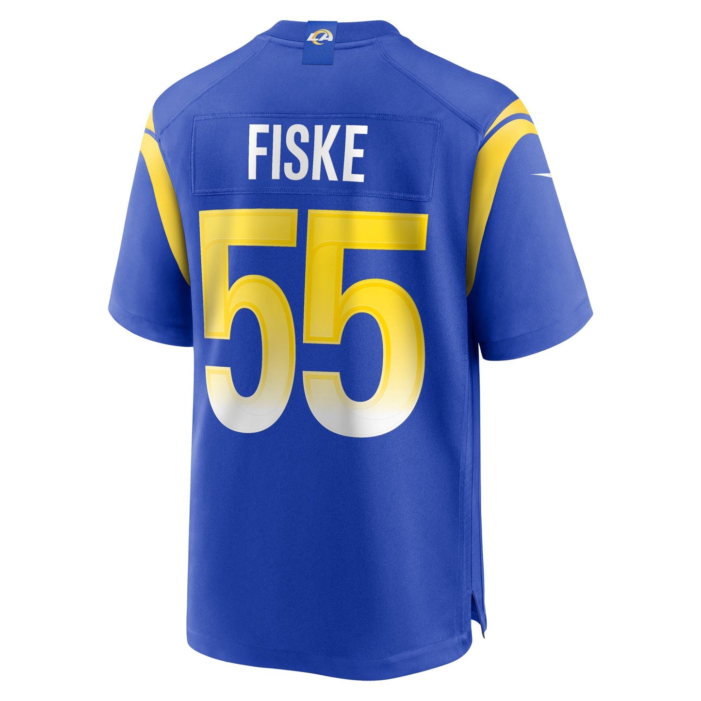 Los Angeles Rams Braden Fiske Royal Team Game Jersey