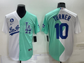 Men's Los Angeles Dodgers Justin Turner White/Green Replica Baseball Jersey