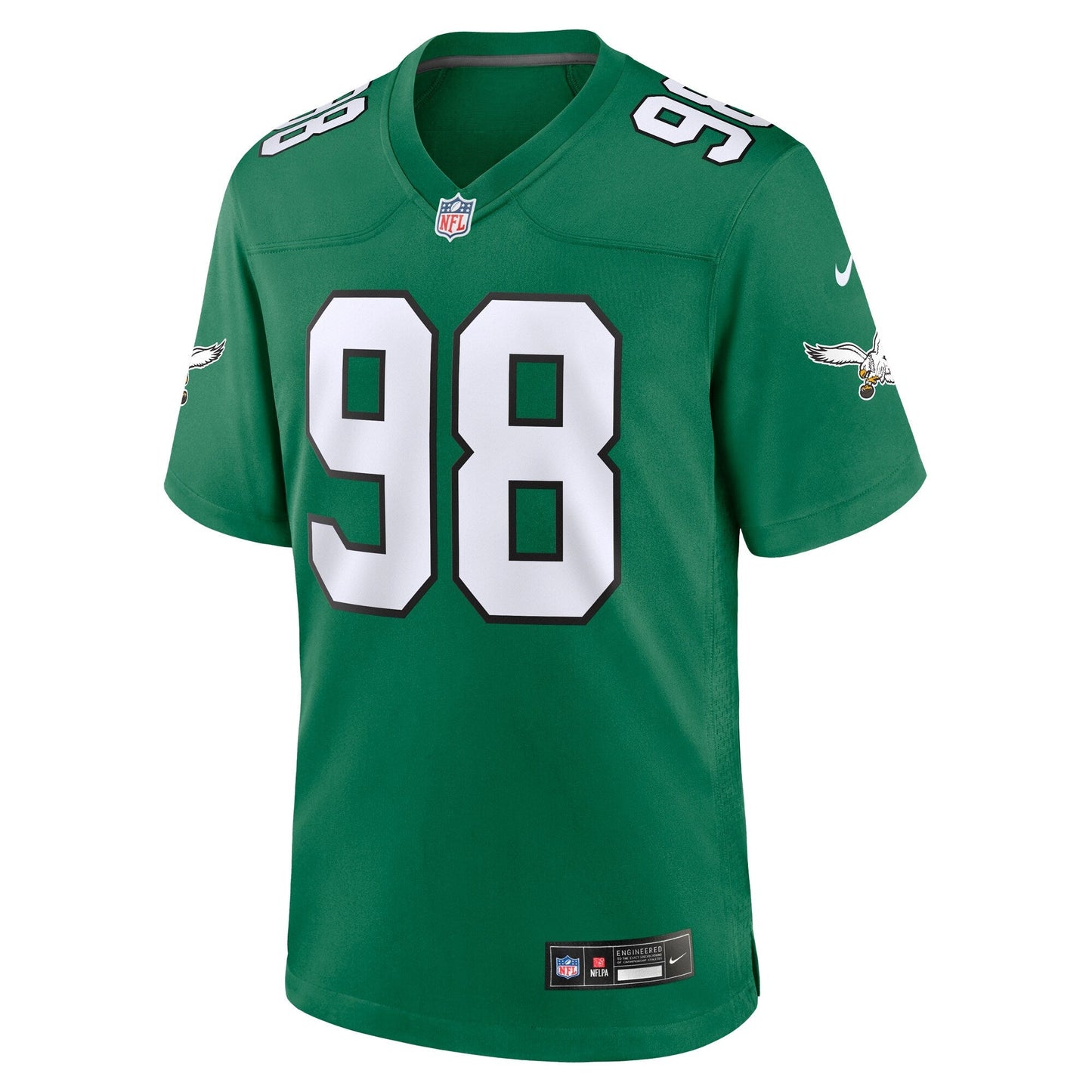 Jalen Carter Philadelphia Eagles  Alternate Game Jersey - Kelly Green