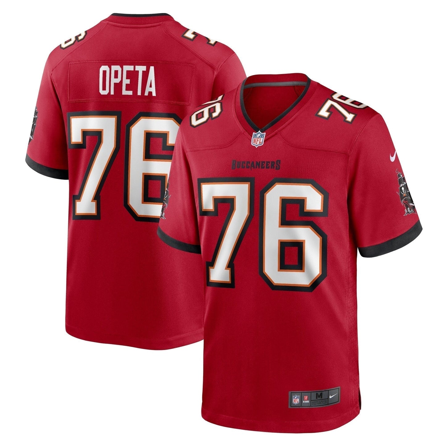 Iosua Opeta Tampa Bay Buccaneers   Game Jersey -  Red