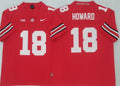 Men's Ohio State Buckeyes Will Howard Red Player Jersey