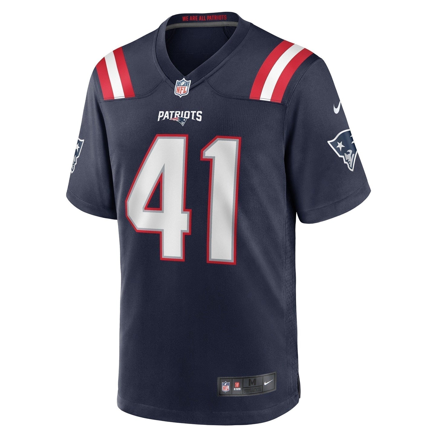 Brenden Schooler New England Patriots  Game   Jersey - Navy