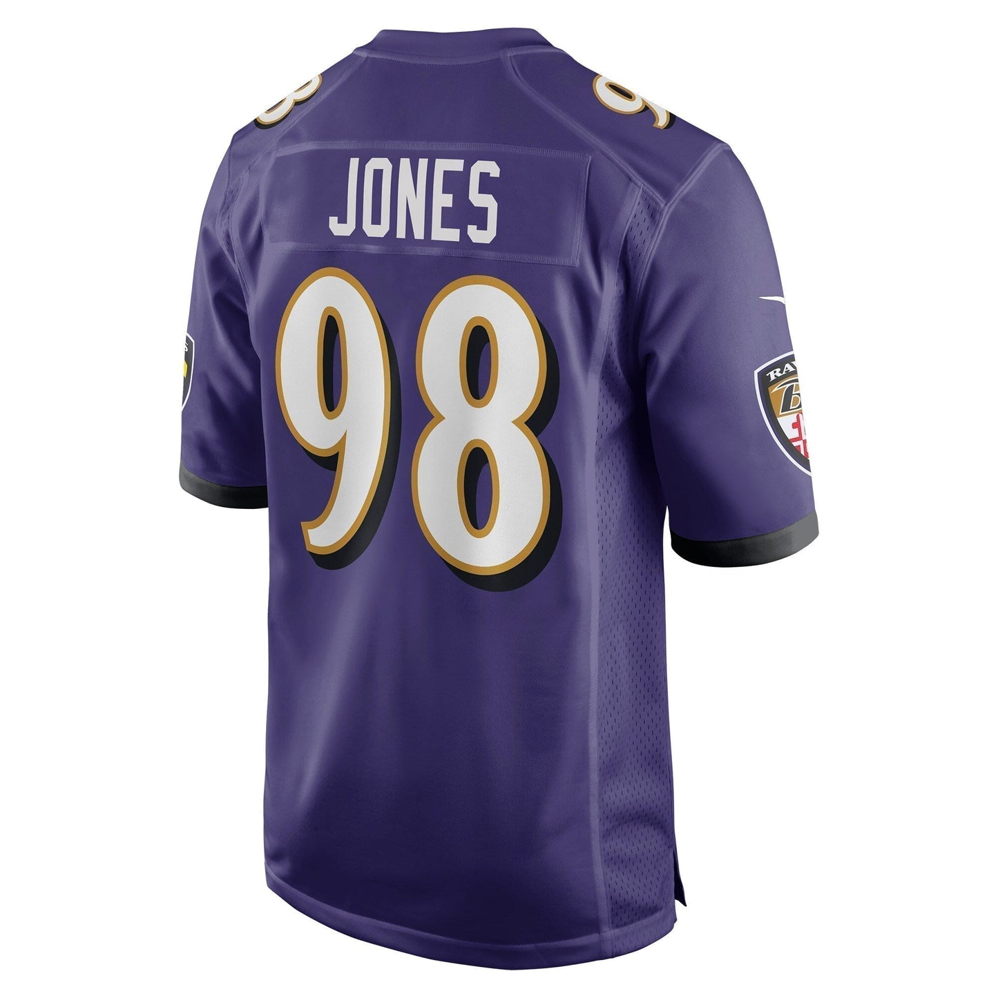 Travis Jones Baltimore Ravens    Game Jersey - Purple