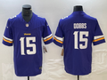 Men's Minnesota Vikings Joshua Dobbs Purple Game Jersey