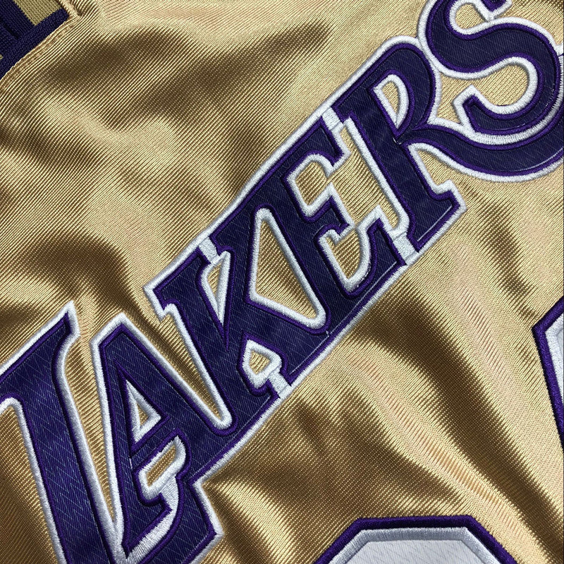 Kobe Bryant 2020 Hall of Fame Gold Fully Embroidered 24# Jersey