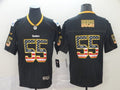 Men's Pittsburgh Steelers Devon Bush Jr. #55 Black Team Game Jersey1