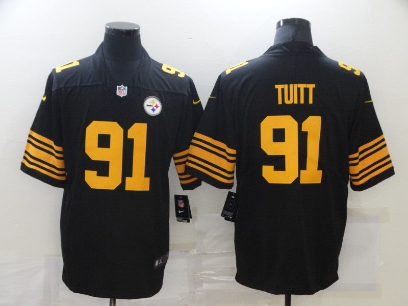 Men's Pittsburgh Steelers Stephon Tuitt Black Alternate Legend Jersey