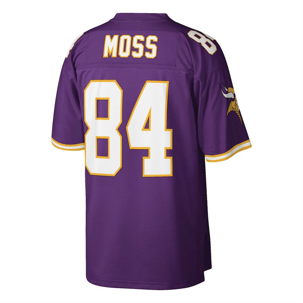 M.Vikings #84 Randy Moss  Purple Big & Tall 1998 Retired Player Replica Jersey