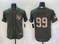 Men's New York Yankees Aaron Judge #99 Green Replica Player Jersey