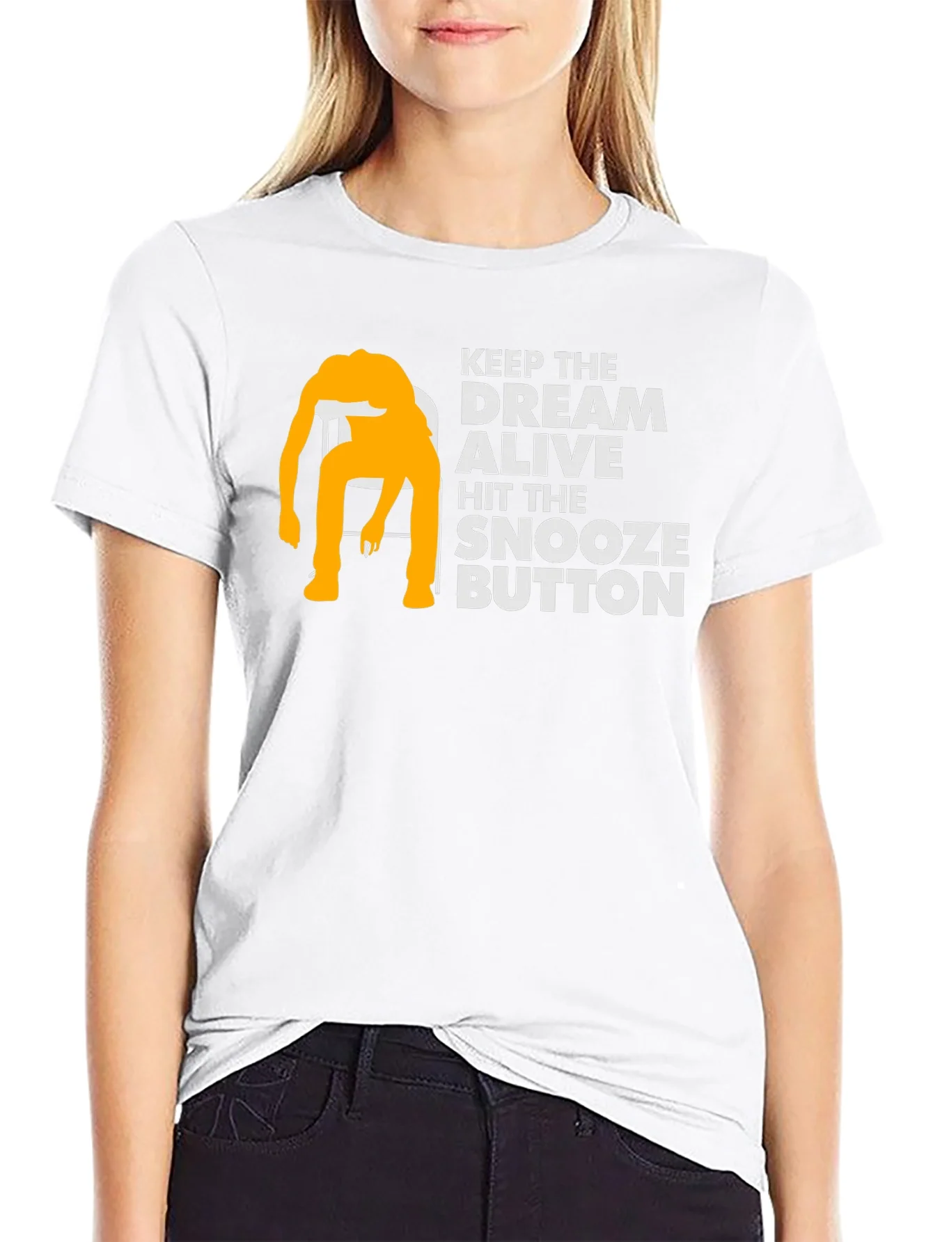 Keep the Dream Alive Black Graphic Tee