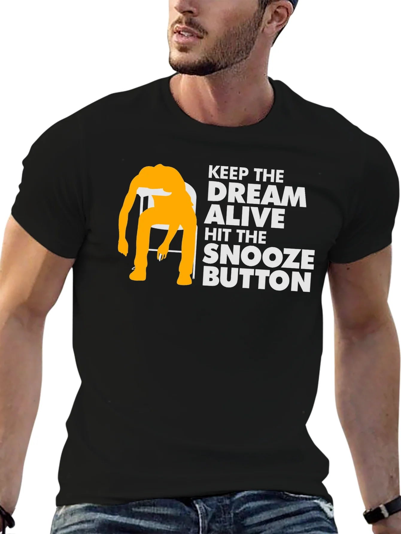 Keep the Dream Alive Black Graphic Tee