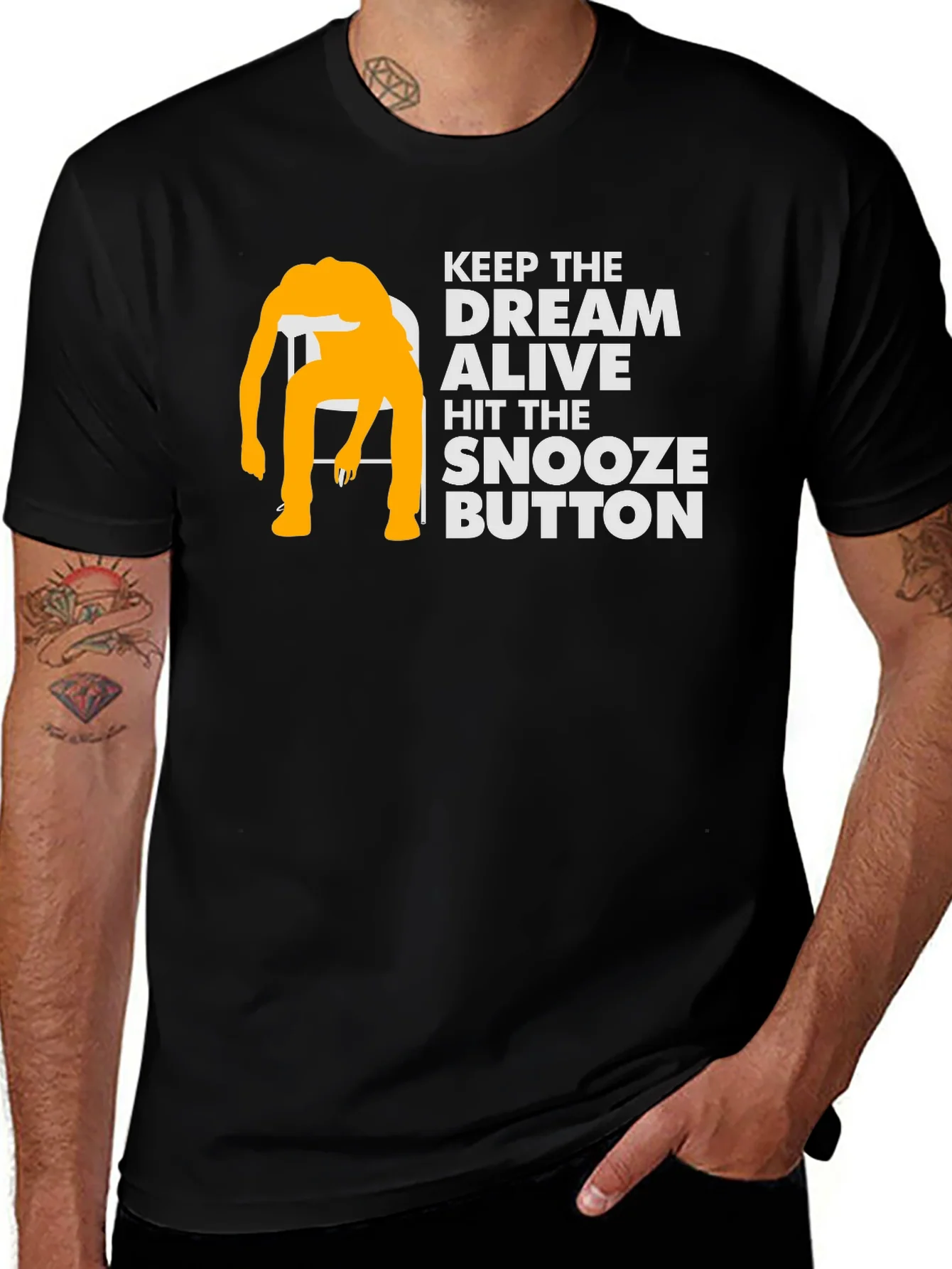 Keep the Dream Alive Black Graphic Tee