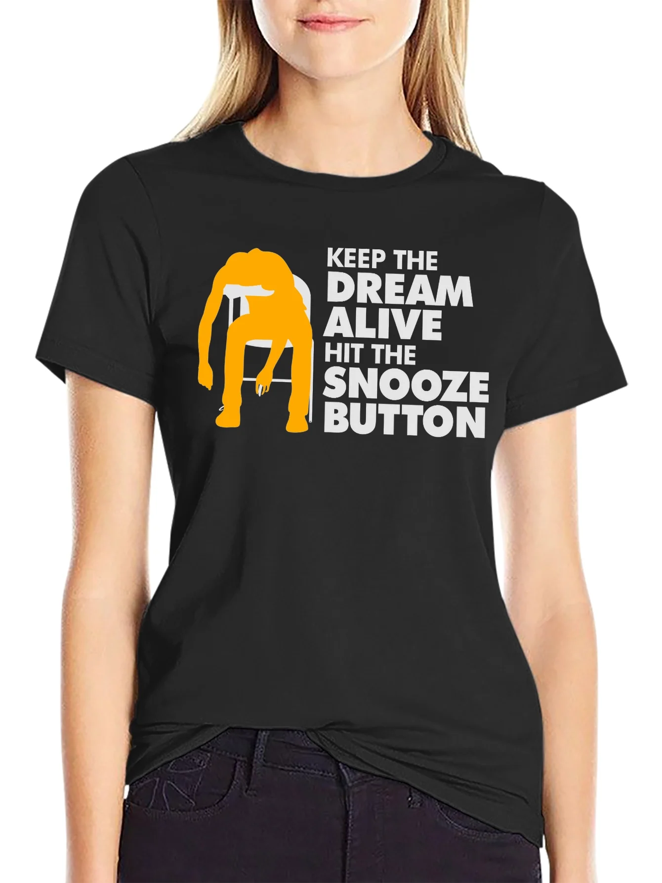 Keep the Dream Alive Black Graphic Tee