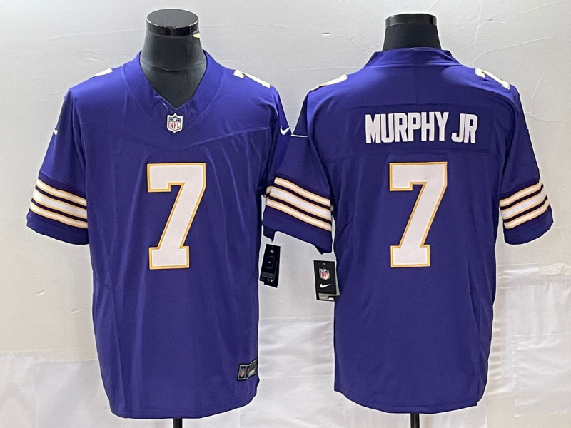 Men's Minnesota Vikings Byron Murphy Jr. Purple Classic Player Game Jersey
