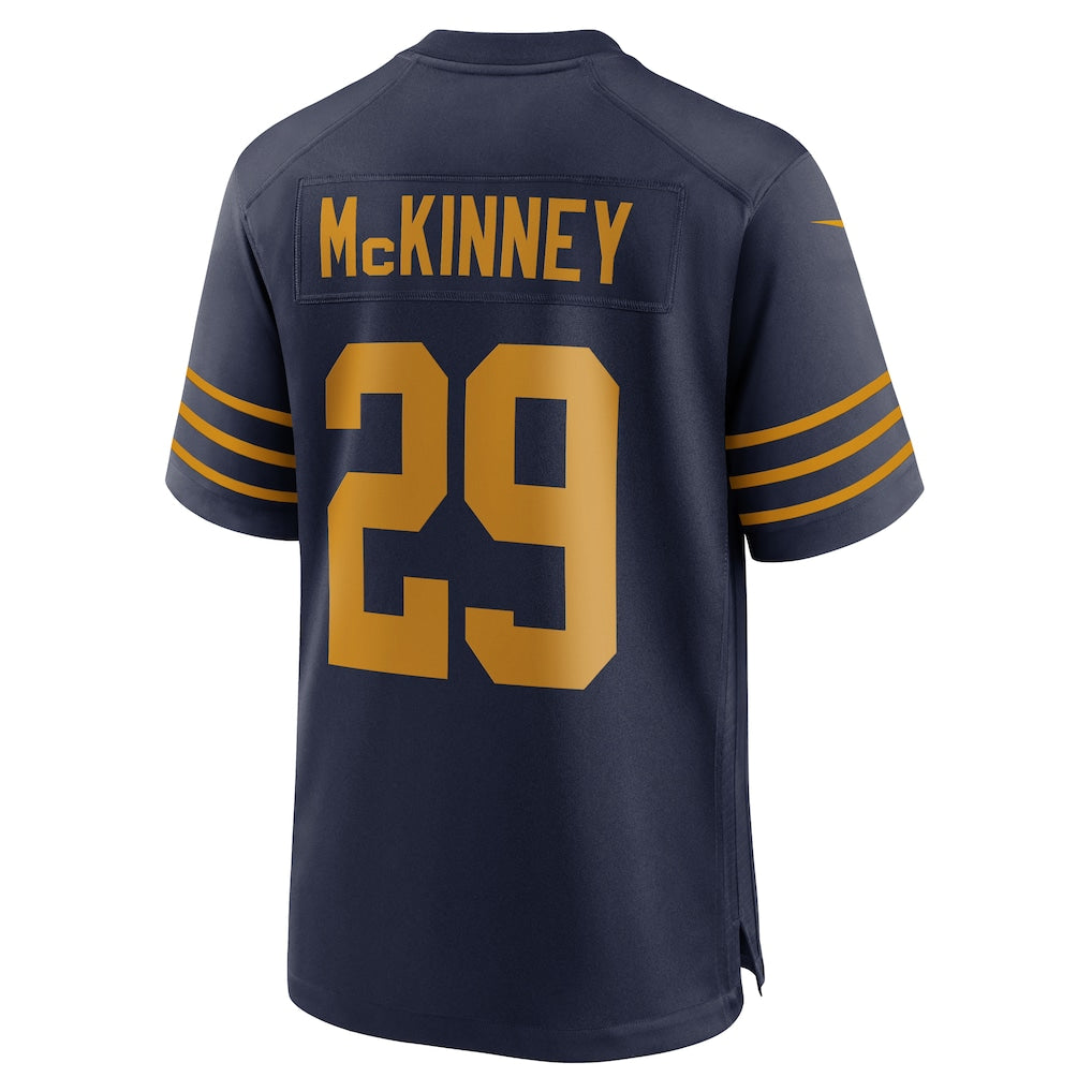 GB. Packers #29 Xavier McKinney Navy The 1923 Classic Game Jersey
