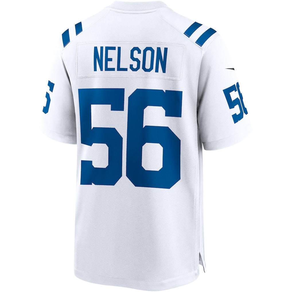 IN.Colts #56 Quenton Nelson White Game Player Jersey