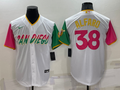 Men's San Diego Padres Jorge Alfaro White Player Stitched Jersey