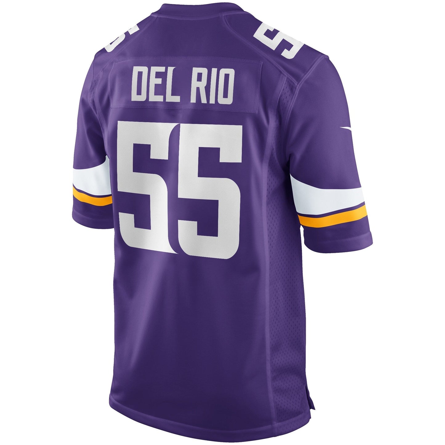 Jack Del Rio Minnesota Vikings  Game Retired   Jersey - Purple