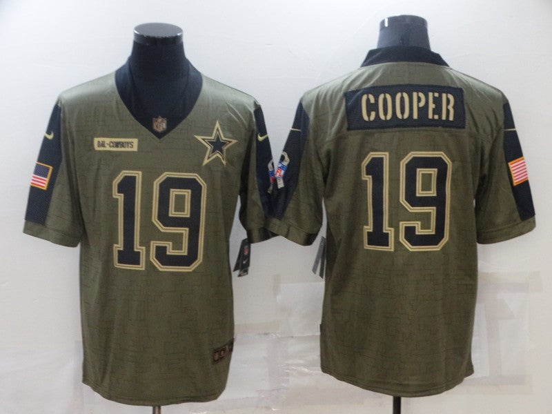 Men's Dallas Cowboys Amari Cooper Brown Player Game Jersey