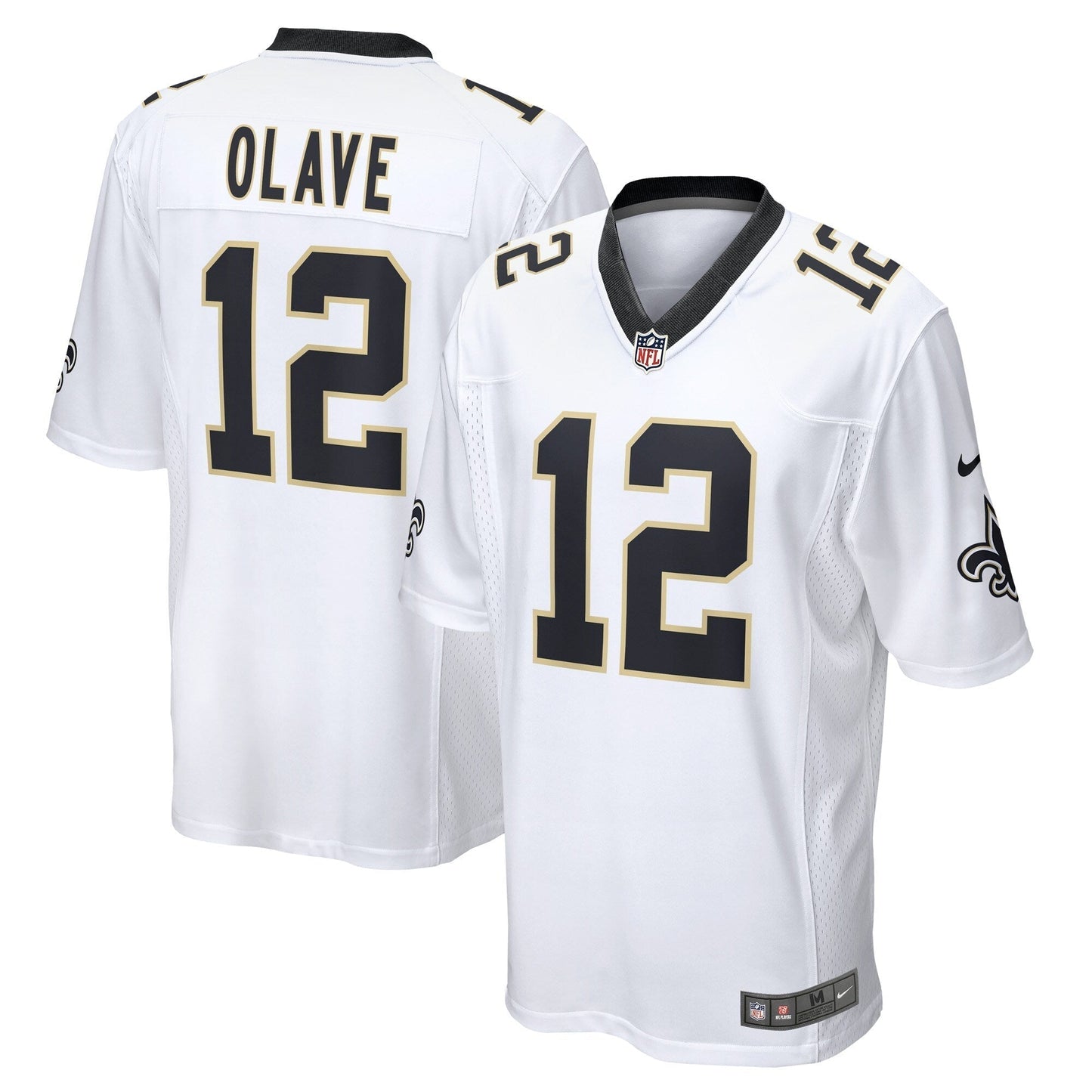 Chris Olave New Orleans Saints  Game   Jersey - White