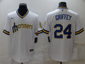 Men's Seattle Mariners Ken Griffey Jr. White Replica Player Jersey