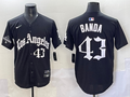 Men's Los Angeles Dodgers Anthony Banda #43 Black Limited Player Jersey