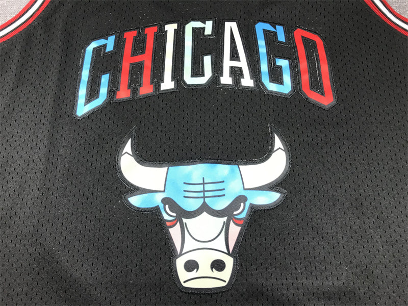 Bulls #23 multi-colored jersey