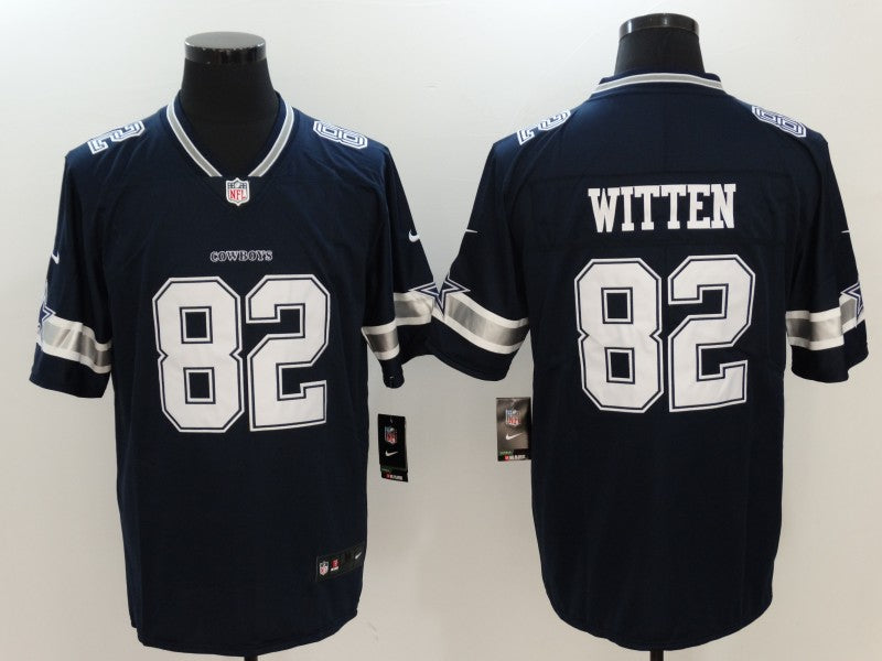 Men's Dallas Cowboys Jason Witten Navy Game Player Jersey